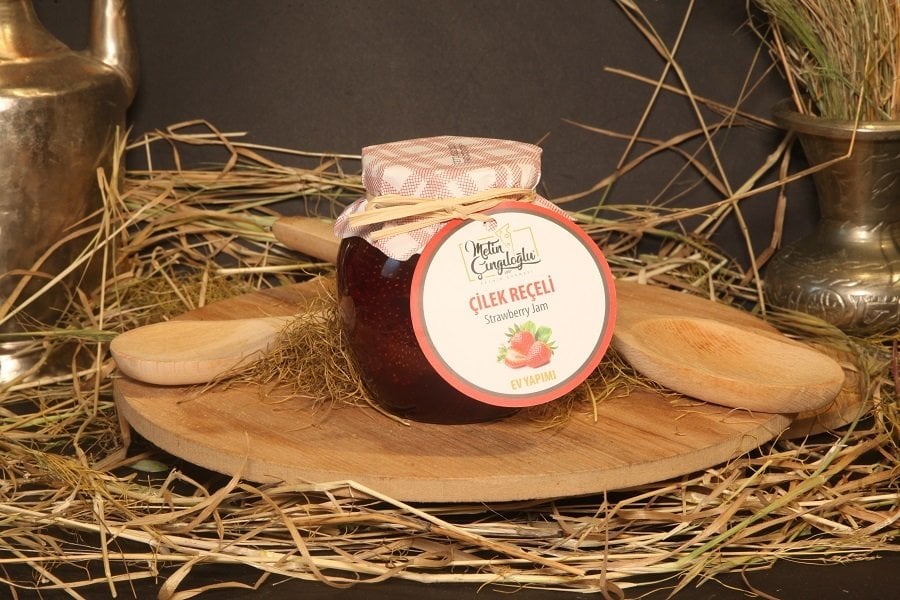 EV YAPIMI ÇİLEK REÇELİ 450 GR