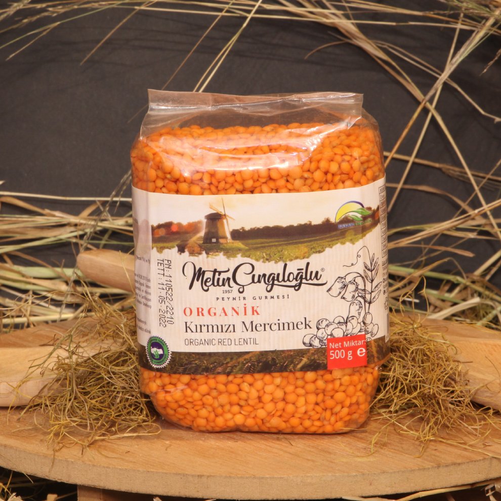 ORGANİK KIRMIZI MERCİMEK 500 GR