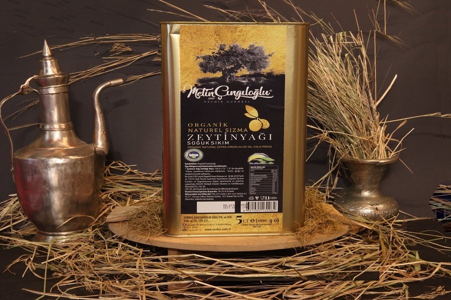 SOĞUK SIKIM ORGANİK ZEYTİNYAĞ 5 LT