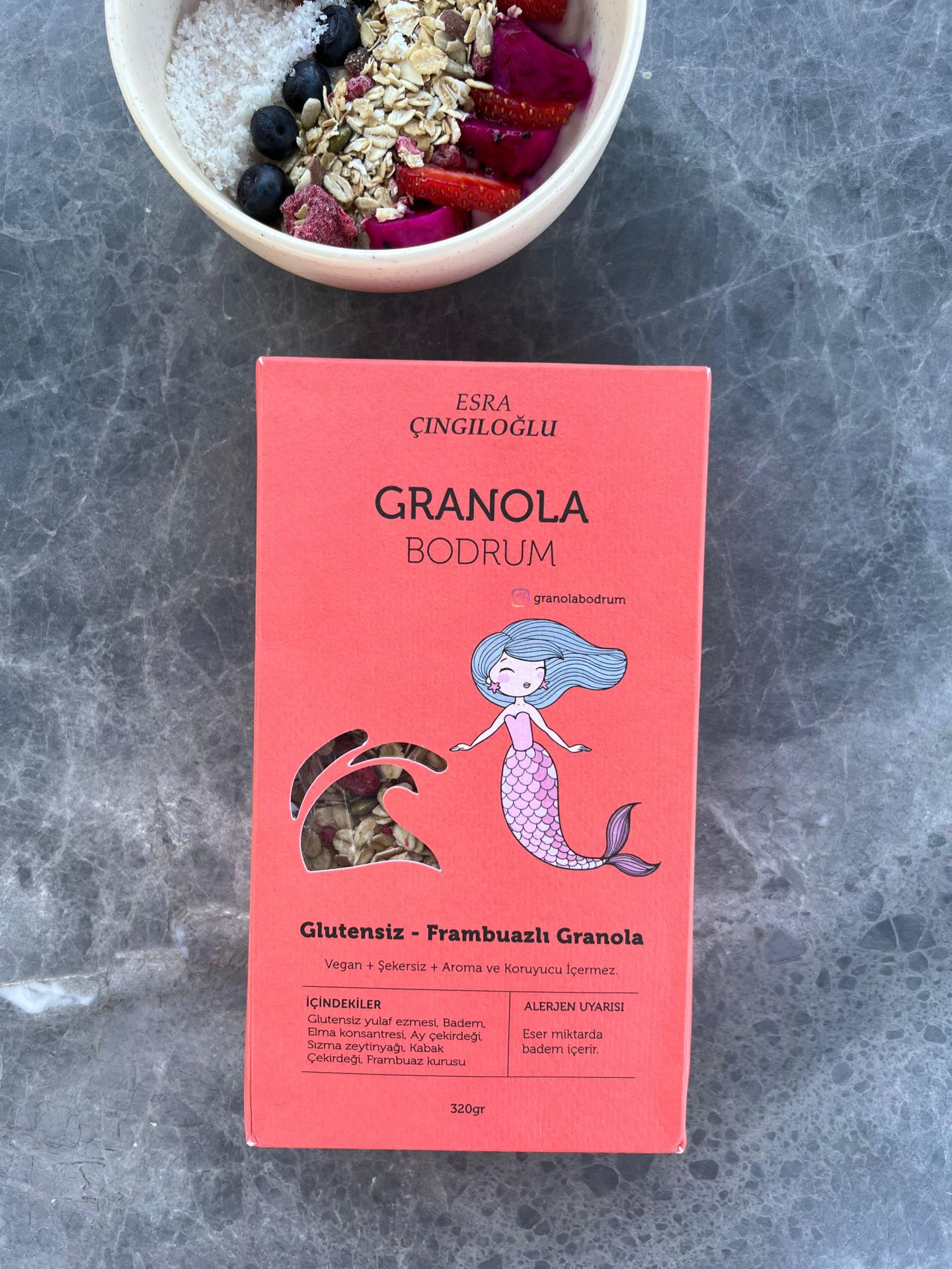 GLUTENSİZ - FRAMBUAZLI GRONALA