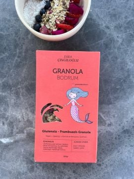 GLUTENSİZ - FRAMBUAZLI GRANOLA