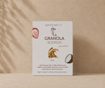 GRANOLA BODRUM ÇİLEKLİ - HİNDİSTAN CEVİZLİ